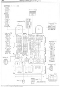 Схема монтажного блока Raum