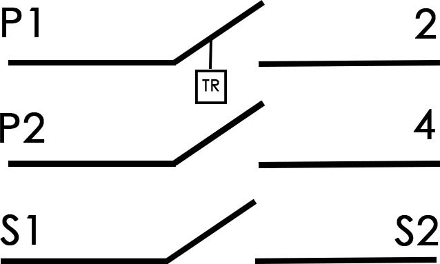 Схема переключателя конфорки стеклокераммической плиты